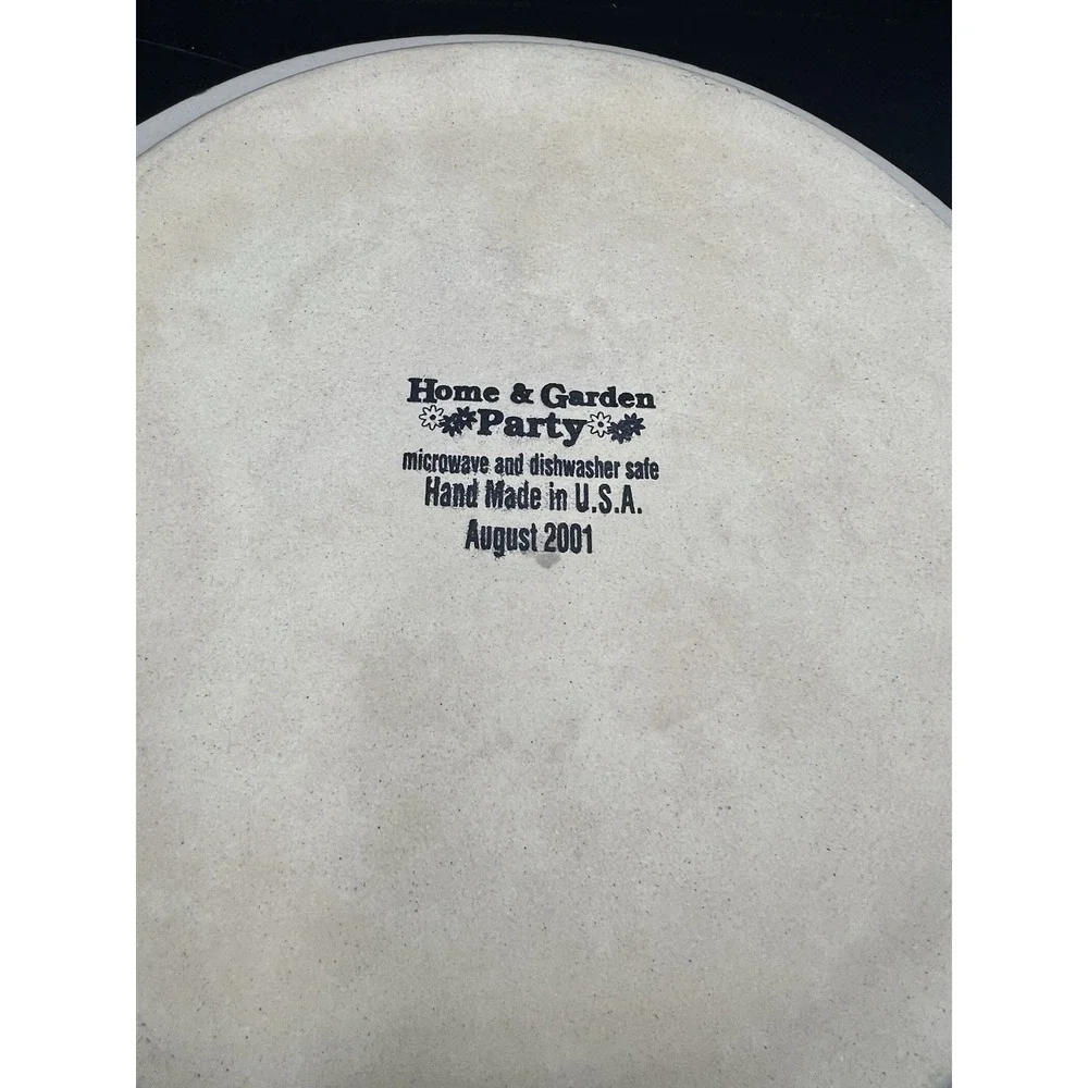 ❄️ Home & Garden Party 2001 Snowmen Dinner Plate–10 3/8